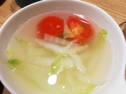 【時短】白菜の簡単スープ